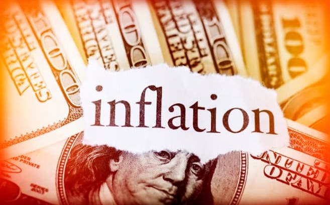 Inflation is a gradual rise in prices decreasing the value of money.